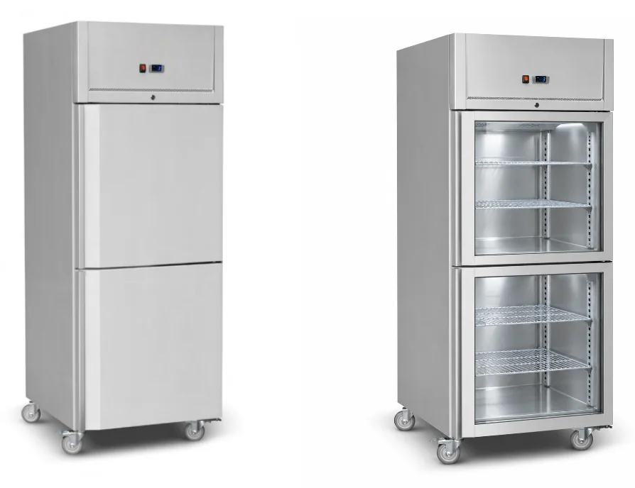 Two-Door Split Upright Cabinets