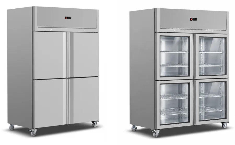 Four-Door Split Upright Cabinets