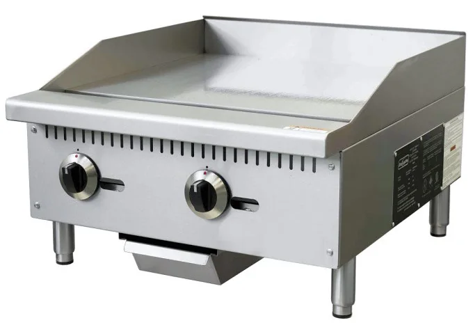 Gas Griddles · Manual Control