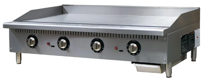 Deep Thermostatic Griddles with Safety Valve